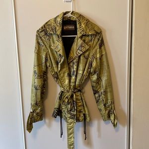 Iconic, Light-as-a-Feather, Galliano Newsprint Jacket